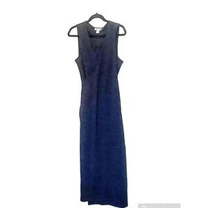 Eddie Bauer true wrap maxi dress Dark blue  M​